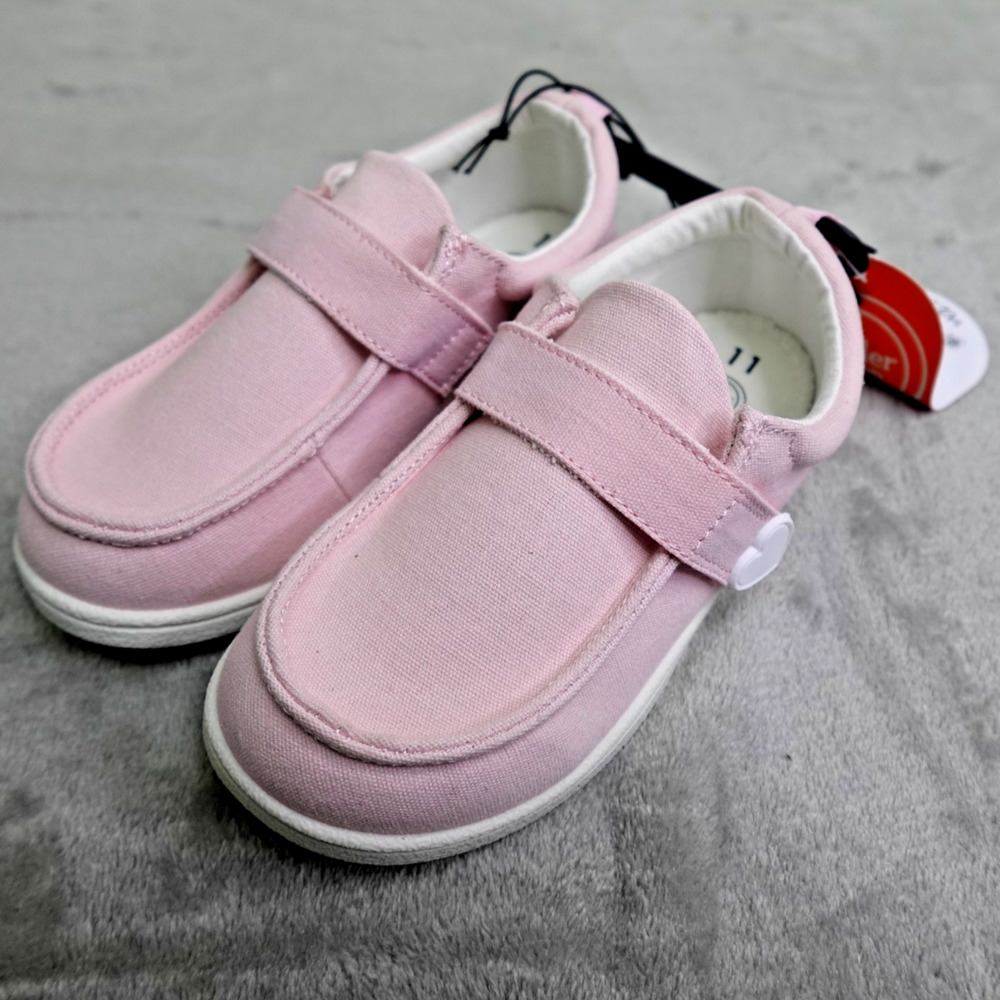 Wonder Nation Toddler Girl Moc Toe Shoes Pink Size 11